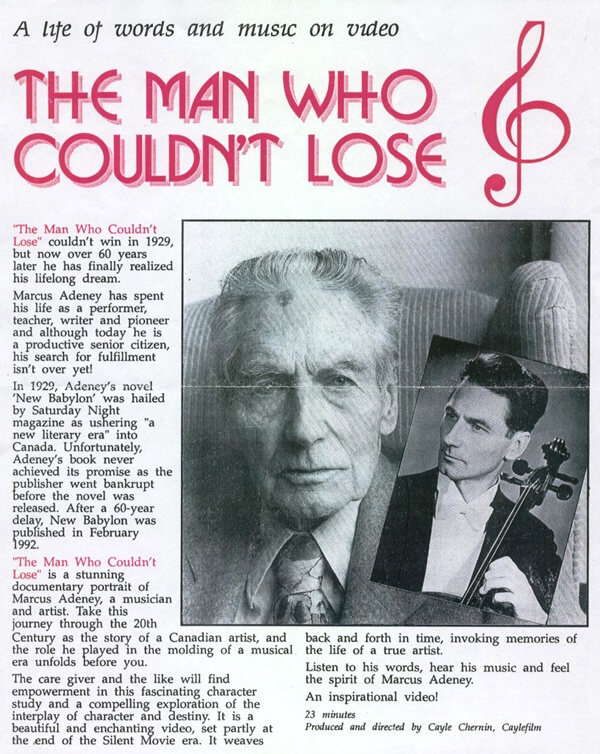 The Man Who Couldnt Lose One-Sheet